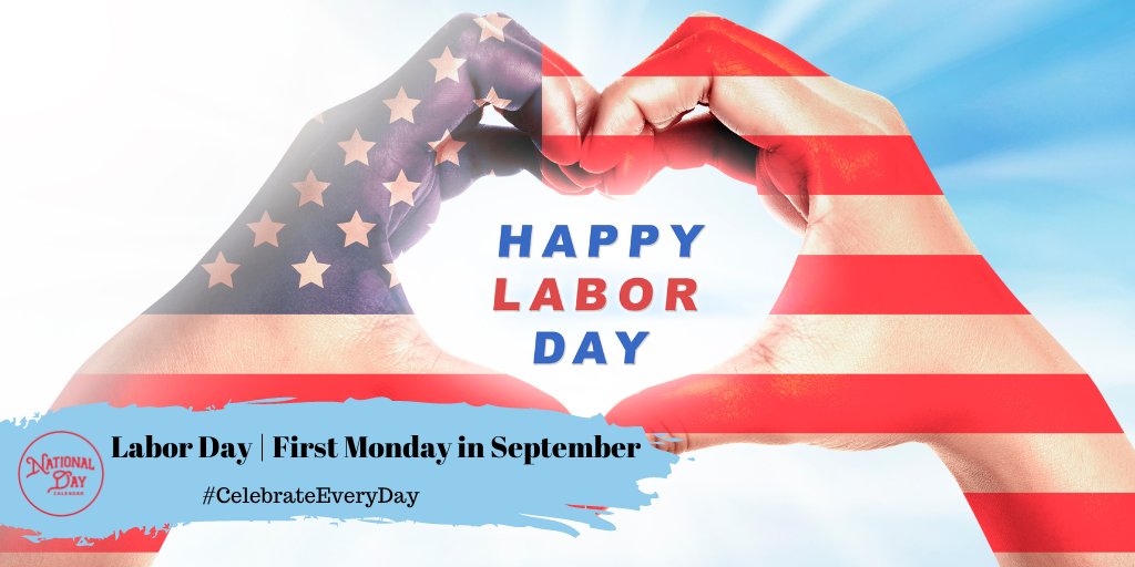 NationalDayCal's tweet photo. Since the founding of the United States, the country has relied on its workforce for its infrastructure. On this #LaborDay, the staff here at National Day Calendar thank all for their hard work. Be well today and always.
https://t.co/3p35FIr0Fd https://t.co/isolFxGQ4R
