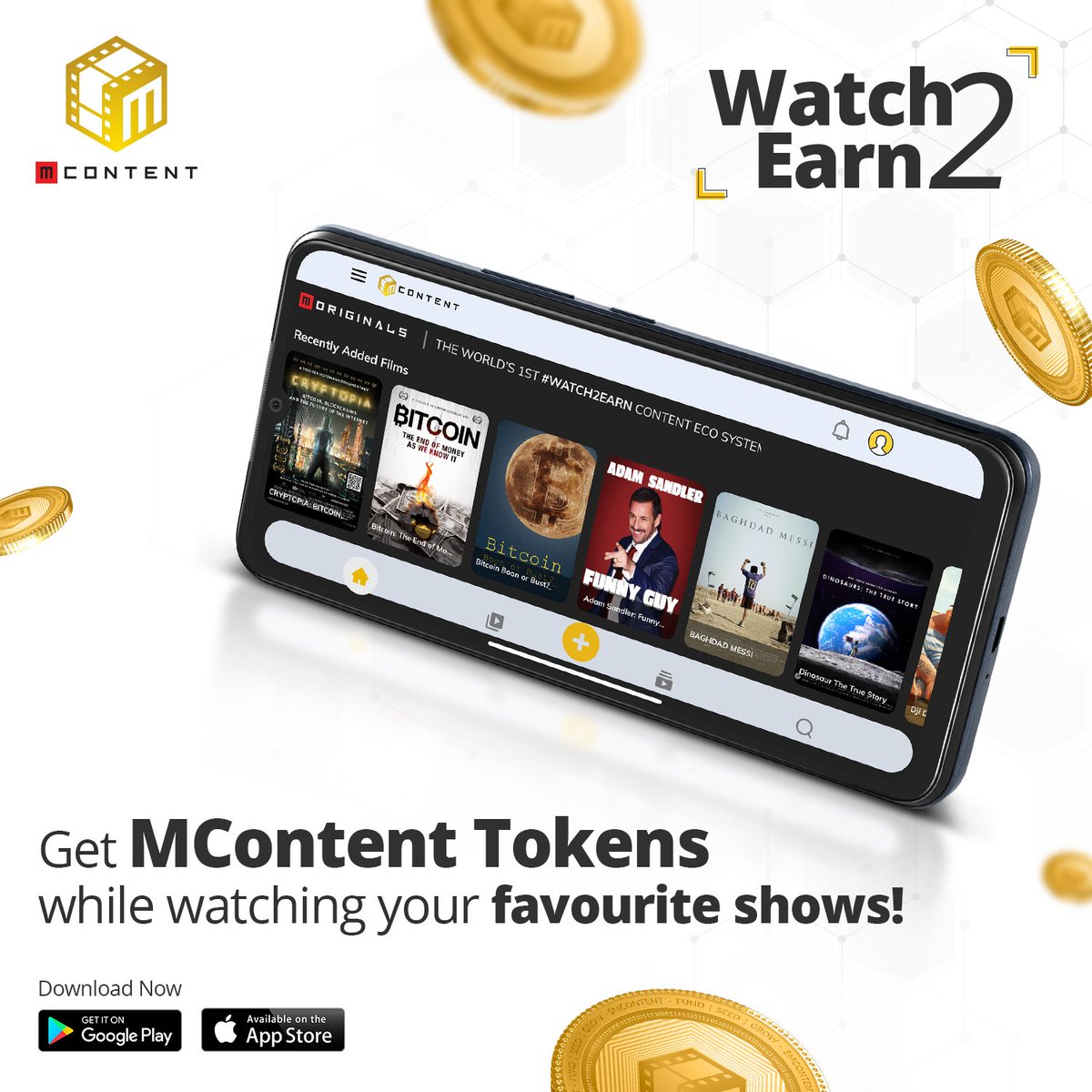 myco_io's tweet photo. Bored? We've got you covered! Watch your favorite content and add MContent Tokens in your wallet!
Download now: https://t.co/FGGH38wwKc
#MContent #MContentApp #Watch2Earn #Uplaod2Earn #MContentTokens #Crypto #ContentCreators #ContentMarketplace #MBrowse #MOriginal #MSeed https://t.co/sa57ZxqaCL