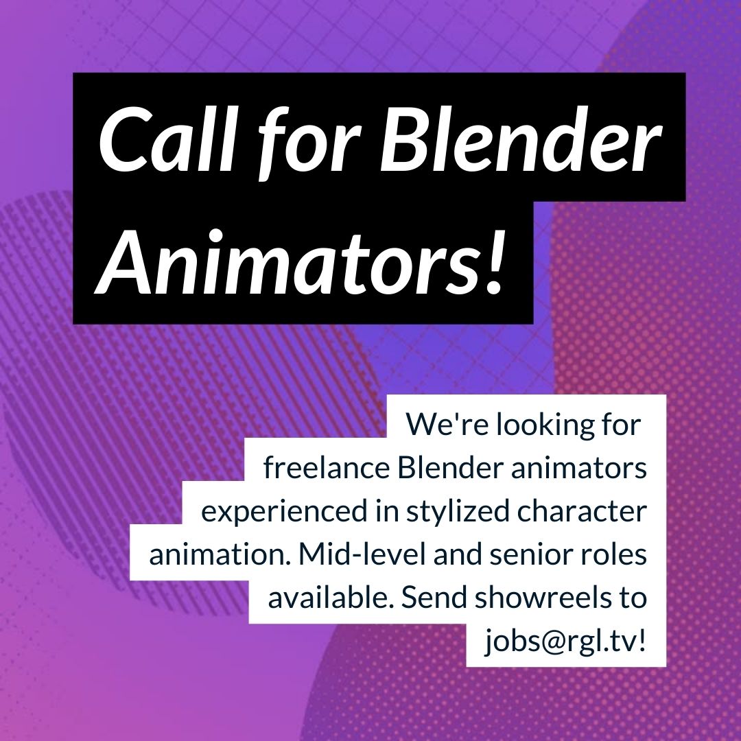 RealGoodLiars's tweet photo. Calling freelance Blender animators! We require talented hands on a new project running October - Dec/Jan. Get in touch! https://t.co/JF3aCtCYdK