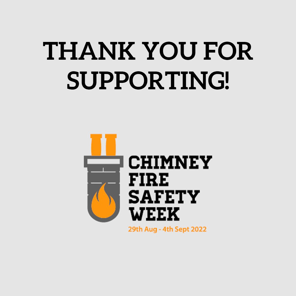 hetas_uk's tweet photo. Thank you to everyone who supported #ChimneyFireSafetyWeek! 👏🔥
 
It was great to see so many accounts sharing important safety messages.

Chimney safety isn't just for 1 week a year and you can find lots of advice on the #HETAS website.

🔧 https://t.co/uk7DB0FQbd 🔧

#CFSW2022 https://t.co/tX4ti7IsJg