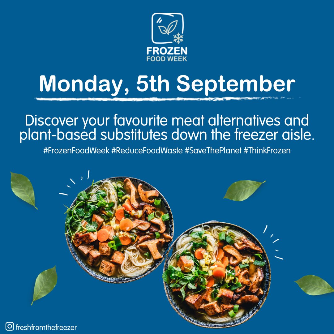 Fresh_Freezer_'s tweet photo. We're kicking off Frozen Food Week with innovation and inspiration. Let's discover new meat alternatives and plant-based substitutes that are made to satisfy your cravings without guilt. 🌱
#FreshFromTheFreezer #FrozenFoodWeek #ReduceFoodWaste #SaveThePlanet #ThinkFrozen https://t.co/cJQW6nrsY8