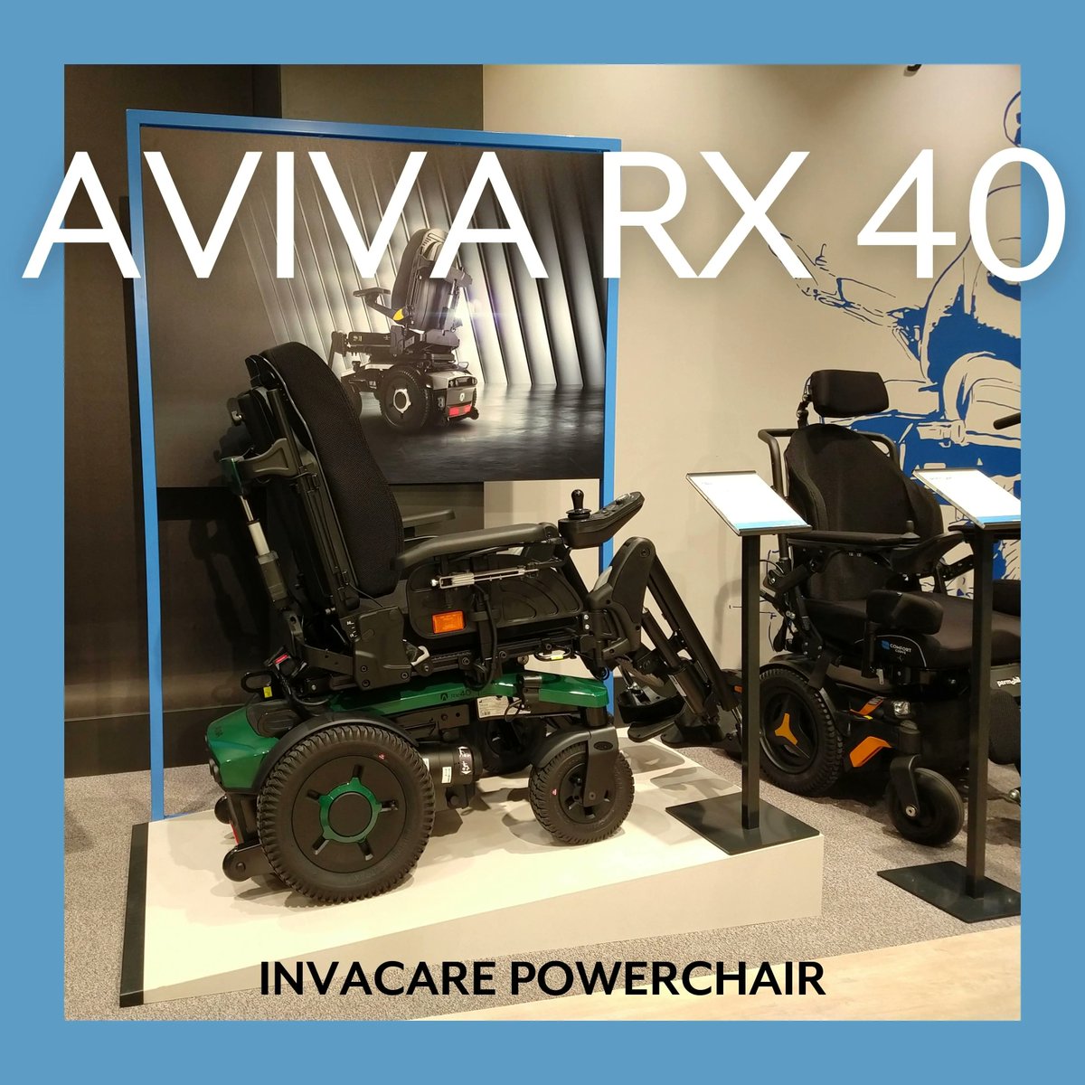Wheelfreedom's tweet photo. The RX40 is the first of a new generation of completely redesigned #powerchairs from @Think_Mobility. Providing their most comfortable ride yet, it is a market-leading rear-wheel drive #powerchair that provides outstanding comfort and performance whilst being incredibly compact. https://t.co/C31Z8wXAJe