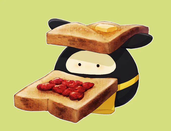 パン屋によってパンが振舞われました。 