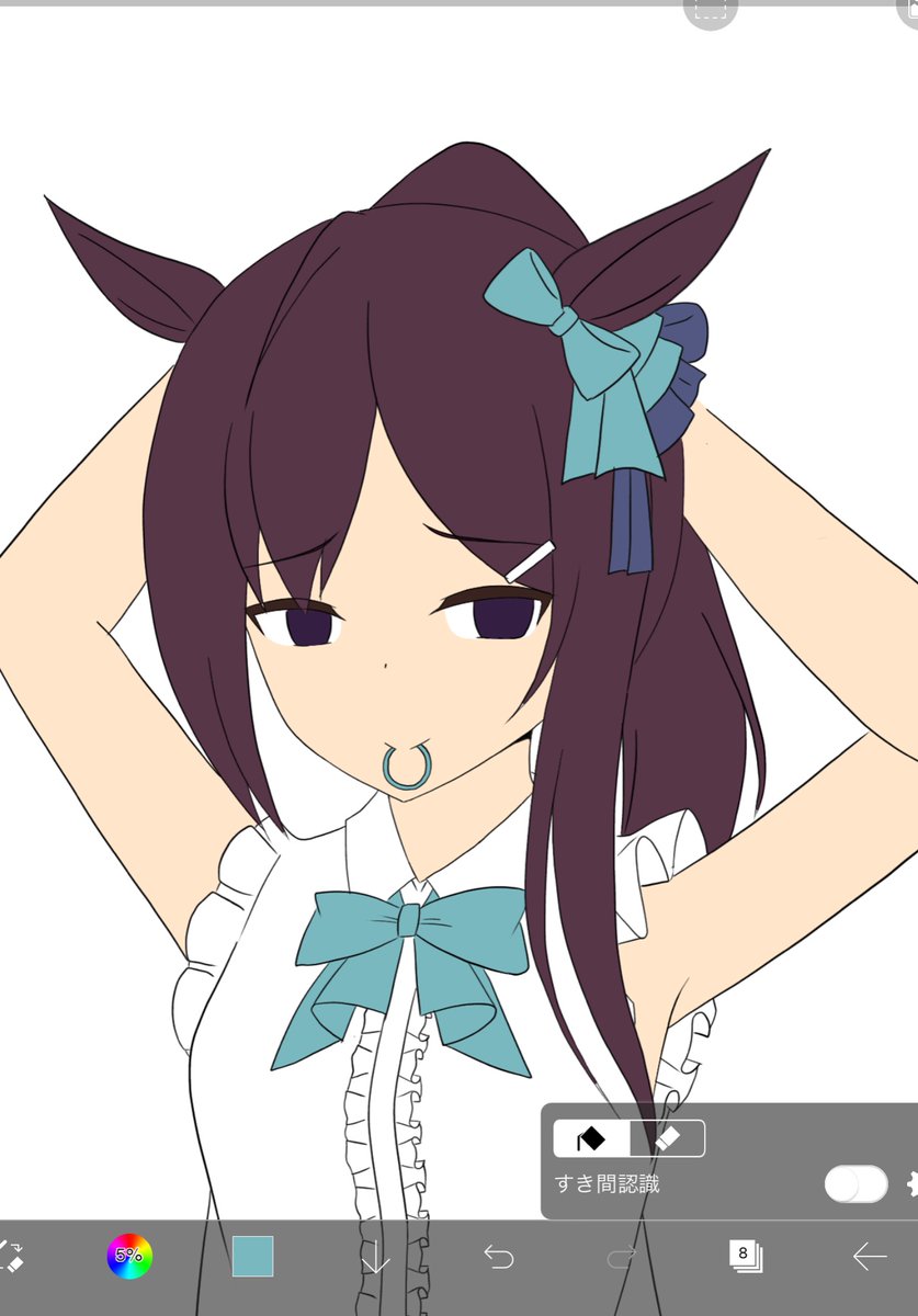 メジロマックイーン(ウマ娘) 「wip wip 」|鯖飛のイラスト