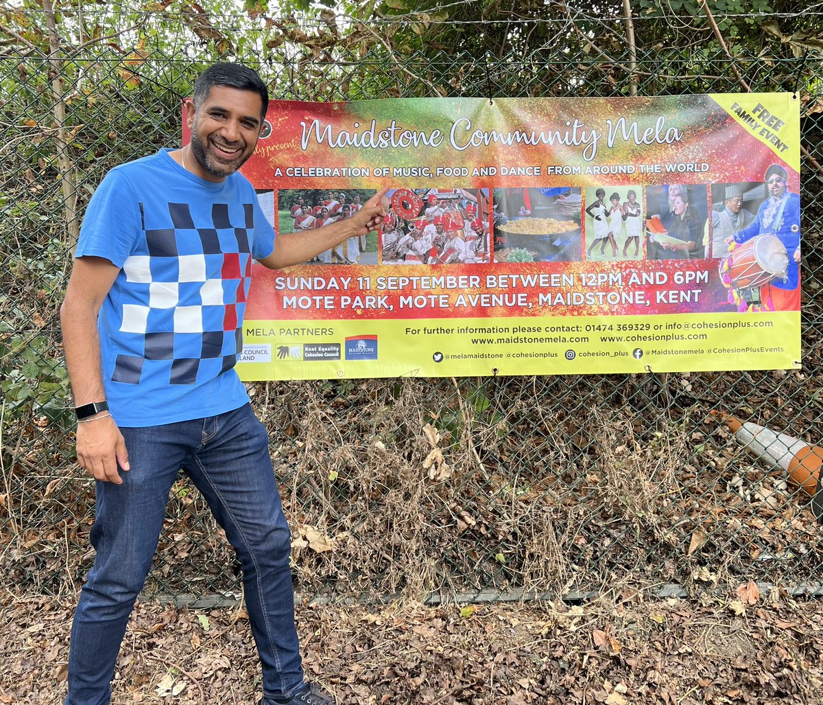 cohesionplus's tweet photo. We are pleased to present the @melamaidstone this Sunday in #MotePark working with #MaidstoneCulturalGroup @Maidstoneinfo @OneMaidstone with some great #acts on and off stage supported by @ace_southeast @maidstonebc #free between 12pm and 6pm #maidstonemela https://t.co/VXTkiiUX2N