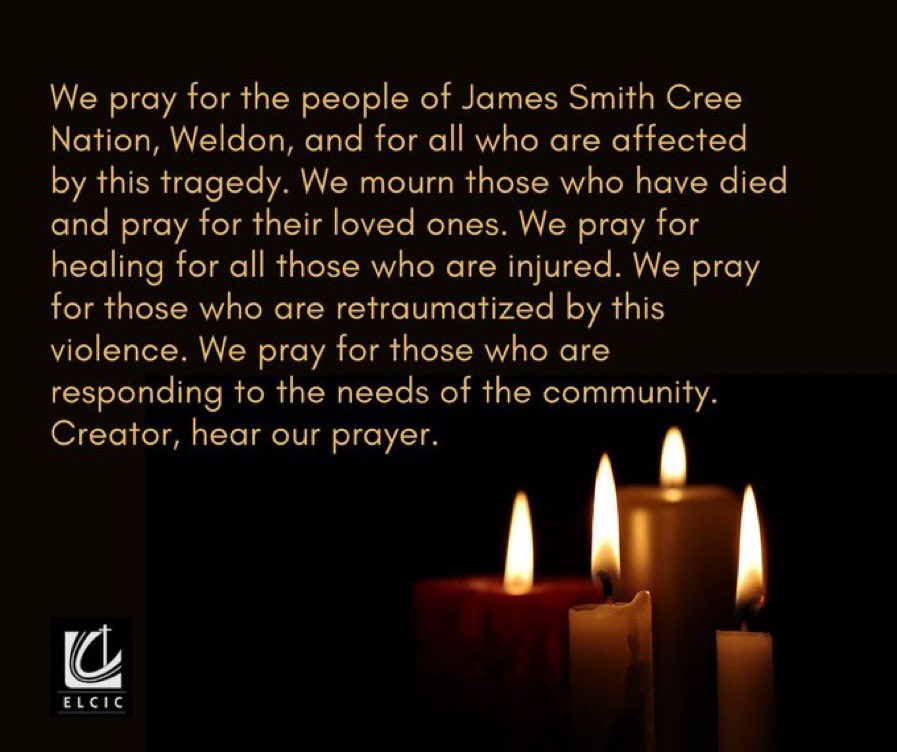 A prayer from our National Bishop. 

Let us pray...