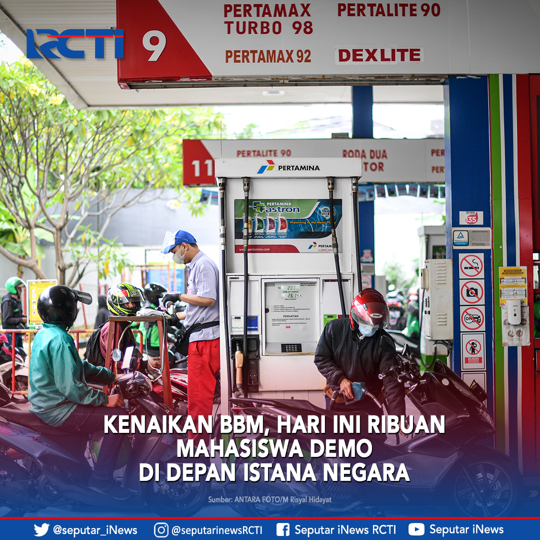 officialinews_'s tweet photo. Kenaikan BBM, Hari Ini Ribuan Mahasiswa Demo di Depan Istana Negara. FDL
https://t.co/0xtkfqS3AT
#SeputariNewsRCTI #RCTI #Demo #DemoBBM #IstanaNegara #Mahasiswa #PBPMII #PMII #MahasiswaIslamIndonesia #AksiDemo https://t.co/pacA3EtfFz