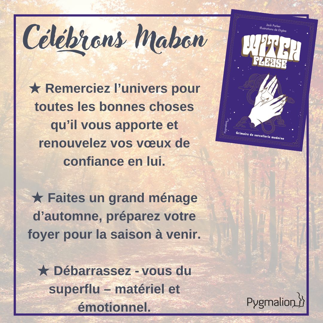 ed_Pygmalion's tweet photo. Pour célébrer Mabon comme il se doit, voici quelques conseils de @jackxparker.

Et vous ? Qu'avez-vous prévu ?

#Witch #Jackparker #Taousmerakchi #Diglee #Mabon #sabbat #sorcièremoderne #livre  #livreaddict #booklover https://t.co/cHDAy8c6h0