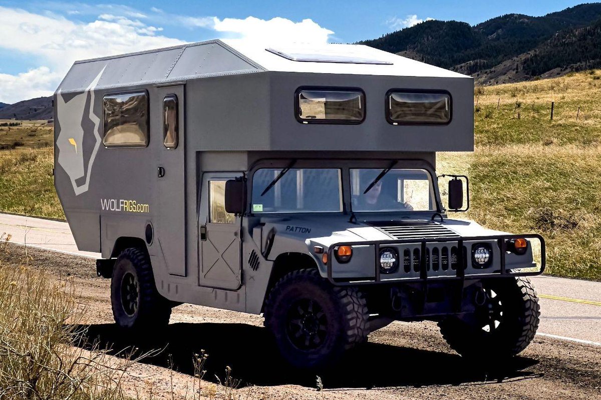 La Wolf Rigs Patton es una autocaravana para ir al fin del mundo bit.ly/3Qb8NfG #Caravana #Vehículo #WolfRigs