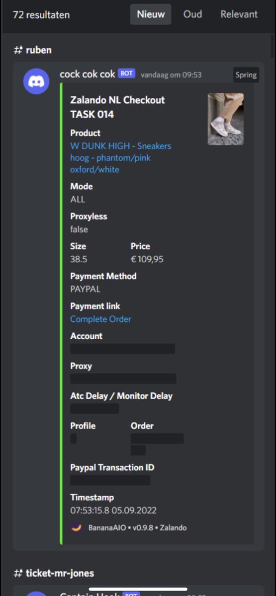 RubenB026's tweet image. 👟

20 Panda and some dunk high 

CG:@Sneakergraaiers @GoatifyIO 
Proxies: @ReversRetail 
Bot: @BananaFramework @GaneshBot