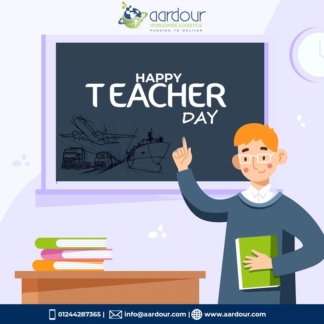 Aardour Worldwide Logistics extend it's sincere gratitude to all the teachers for making our future better and brighter. Happy Teachers Day.

#teachersday #teachersday2022 #teachers #education #happyteachersday #Aardourworldwidelogistics #Aardourlogistics