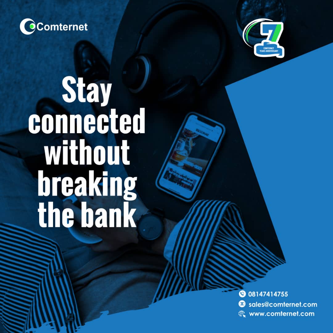 comternet's tweet photo. Spend less on internet data subscription
Connect to our superfast internet and enjoy unlimited internet access.
Its' truly unlimited!
#unlimitedinternet
#stayconnected
#comternet https://t.co/yl4FExAu2b