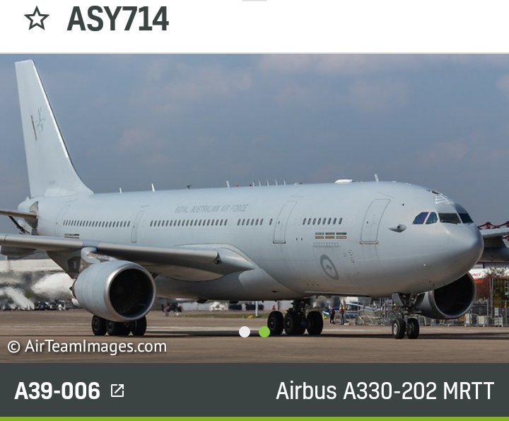 Oceanworldfree's tweet photo. 🇦🇺 Australia - Royal Australian Air Force (RAAF) ASY714 A39-006 #7CF9C8

#SubicBay
#VerdeIslandPassage
#MindoroStrait
#Darwin

Airbus A330-202 MRTT https://t.co/L1mnPaFlOF