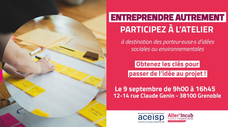 Vous souhaitez monter un #projet qui a du #sens ?
Les clés pour vous outiller vous manquent ?🔑
L'#atelier "Entreprendre autrement" est fait pour vous !
👉Cet atelier est #gratuit et les places sont limitées ! Inscrivez-vous : bit.ly/3AE2Zqn
#ESS #Entreprendre #Grenoble