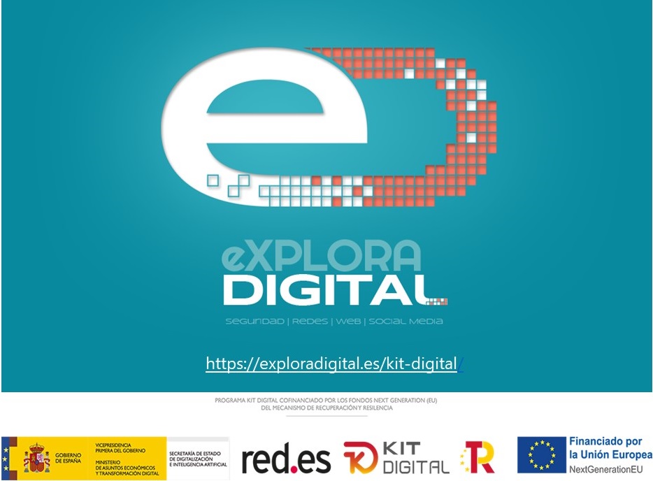 ExploraDigital's tweet photo. Explora digital es #AgenteDigital. Esto supone que nuestros clientes podrán acceder a las ayudas del #KitDigital si contratan alguna de las soluciones digitales que pueden consultar en nuestra página:
Gestión de procesos
Diseño web
Ciberseguridad
https://t.co/VEua5jEG8b https://t.co/DF3lUj48bW