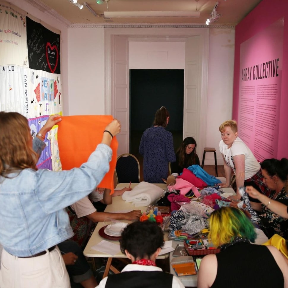 RewindFFWDREC's tweet photo. A super first weekend @GalwayArtsCentr. Thank you to everyone that came along and took part. We've more workshops and talks planned for the next two weekends 💖https://t.co/QSDA9JHNWn @museumofeveryo1 @array_studios @QueerCultureIre https://t.co/Ruel6FXfJL