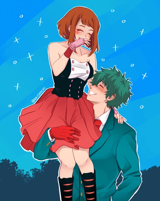 Just a good time {IzuOcha} #izuocha #出茶 #midoriyaizuku #urarakaochaco #bokunoheroacademia #僕のヒーローアカデミア #BNHA #fanart  