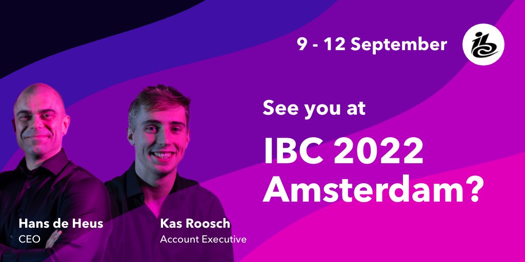 Medialabnl's tweet photo. Will you join us at IBC 2022 in Amsterdam? 
Just a few more days until IBC takes place. A home game for MediaLab! 

Want to catch up during IBC? Schedule your personal meet-up now: https://t.co/EatykEjbWb

#IBC #IBC2022 https://t.co/XVqwdhbD5H