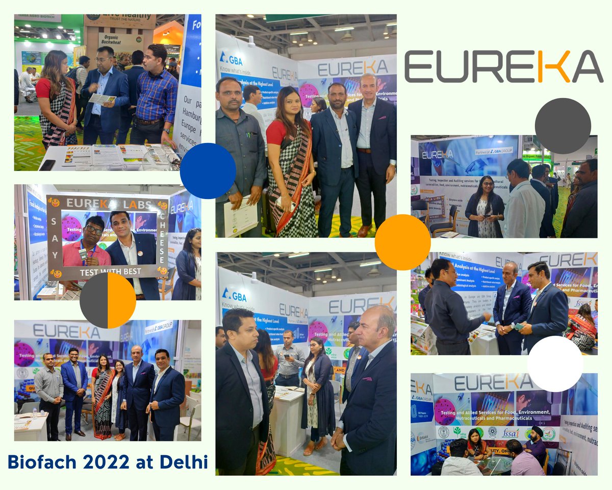 eureka_serv's tweet photo. We would like to take this opportunity to thank all our customers and associates for visiting our Stall E-25 at this year's Biofach India 2022. Please do not hesitate to contact us at info@eurekaserv.com with any questions or feedback related to exhibition or testing requirements https://t.co/9aMrWCgTlf