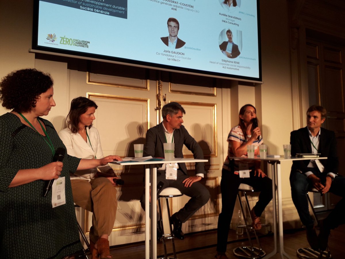 Échanger sur la #mobilitéinclusive c'est appréhender les dimensions sociales, géographiques, les infrastructures ou la sécurité des personnes #3Zero <a href="/ConvergencesORG/">Convergences</a> <a href="/SocieteGenerale/">Societe Generale Group</a> <a href="/Adieorg/">Association Adie</a> <a href="/ENEA_Consulting/">Enea Consulting</a> @LaVilleEplus <a href="/ALDAutomotive/">toto</a>