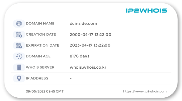 Ip2Whois's tweet photo. @ChrisLim2888 Here is #ip2whois #WHOIS result. Details at https://t.co/5qreCuhKsd Retweet to share! https://t.co/76POcC4BHG