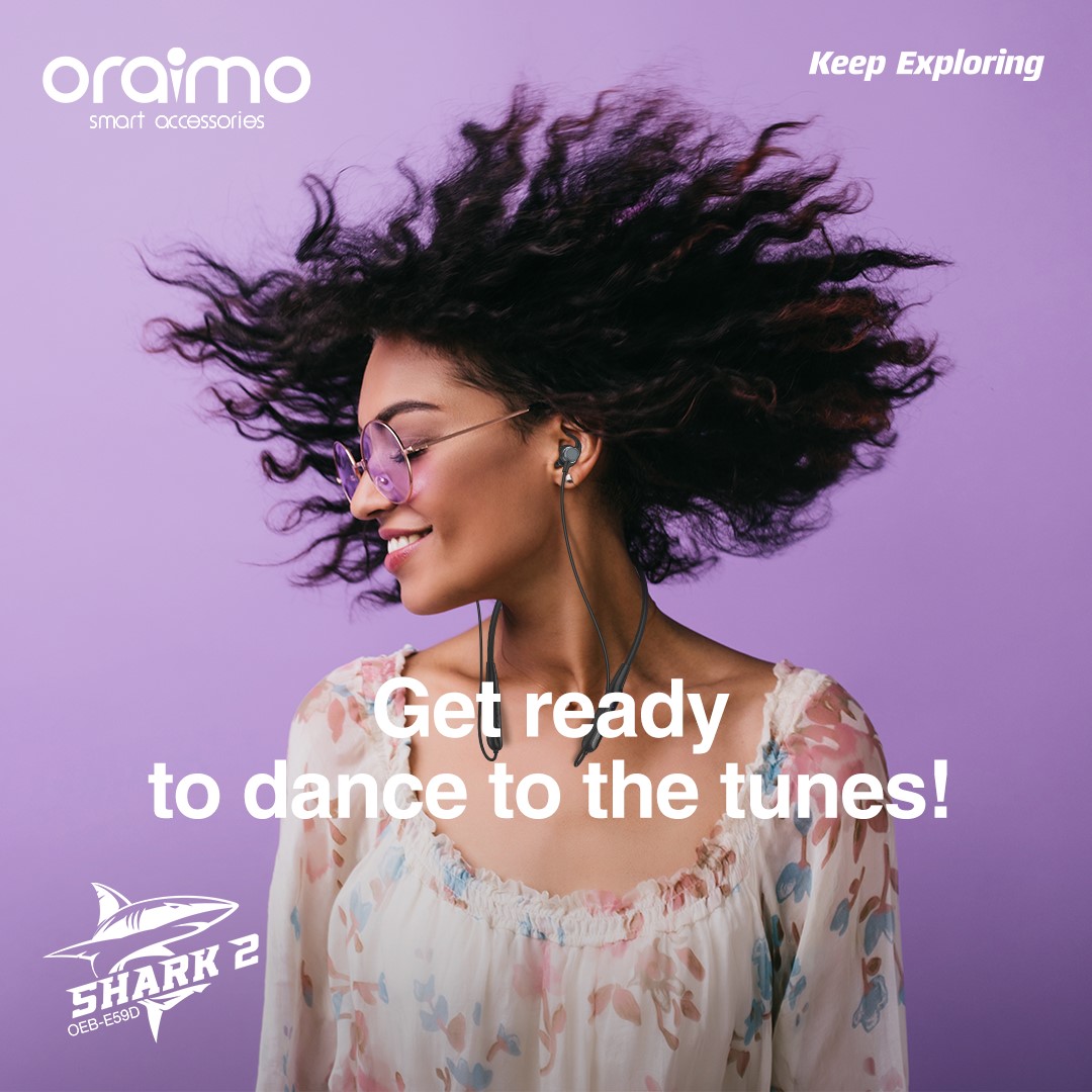 OraimoPakistan's tweet photo. Oraimo Shark 2 Wireless Neckband makes your listening experience like none other

With it's BT5.0 technology get an exceptional audio quality and boosted beats at Rs.3,299 only

Buy Now: https://t.co/mBAsUR9EEQ

#OraimoPakistan #OraimoSmartAccessories #TrendyGadgets #oraimoSHARK2 https://t.co/YypFu6Fj7J