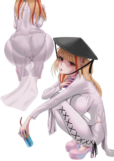 地雷系アオザイ
アオザイといえばお尻だね 