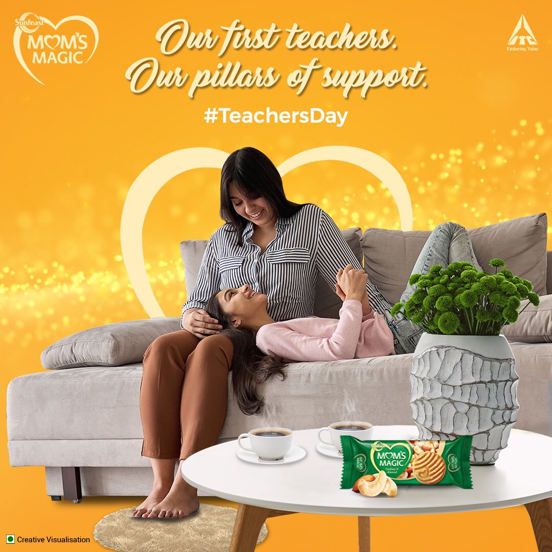 Celebrate the magic that keeps teaching you all through life.

#MomsMagic #TeachersDay #MothersLove
