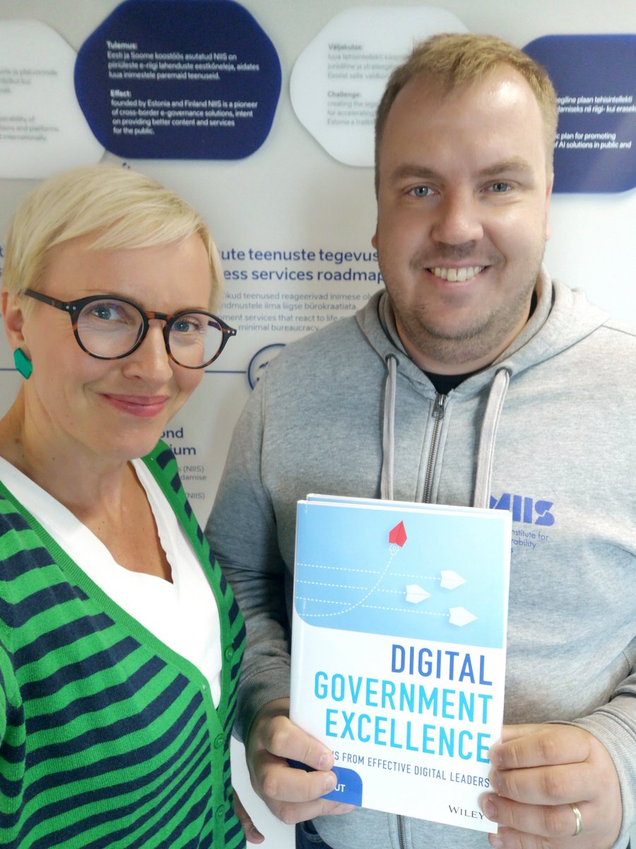 e-Estonia (@e_estonia) on Twitter photo Finally got ourselves a copy of <a href="/sikkut/">Siim Sikkut</a>'s book about the lessons of remarkable #digigov leaders around the globe. Can't wait to read it 🤓
📖Get your copy: digigovexcellence.sikkut.digital Finally got ourselves a copy of <a href="/sikkut/">Siim Sikkut</a>'s book about the lessons of remarkable #digigov leaders around the globe. Can't wait to read it 🤓
📖Get your copy: digigovexcellence.sikkut.digital