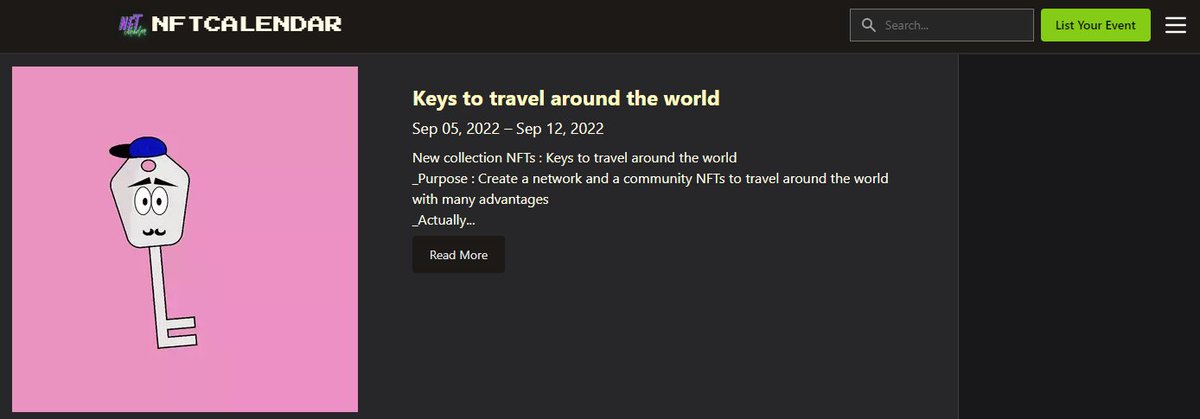 Romano__mann's tweet photo. My NFTs project is publish in #nftcalendar
🎉🔥💪✈⛪
#nft #nftart #crypto #nft #nftcommunity #nftcollector #travel #realestate #nftcalendar #opensea #nftleaguee #nftmarketplace #nftworld https://t.co/ClQYXeJWs6