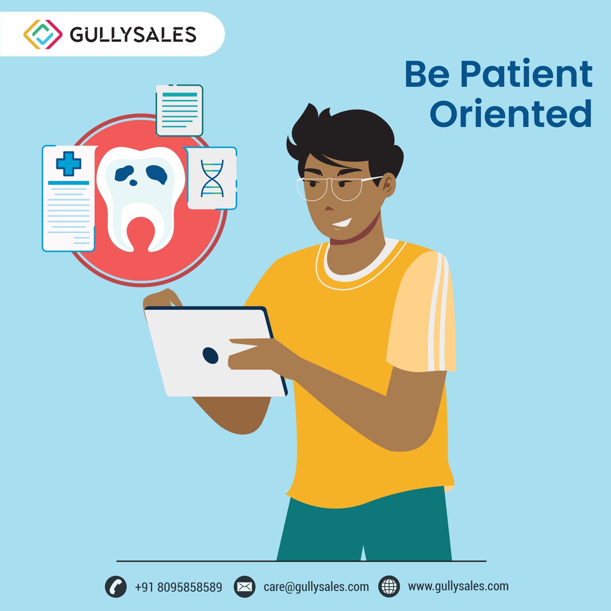 GullySales's tweet photo. Digital dental marketing is important because it connects a business with its customers when they are online, &amp; is effective in all industries. It connects businesses with ideal customers when they are on Google through SEO &amp; PPC, on social media with social media marketing. https://t.co/EYfBbRjVWG