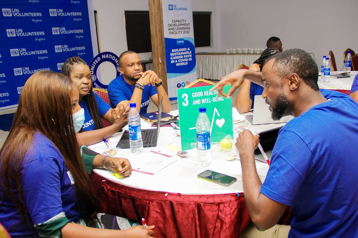 UNVolunteersng's tweet photo. SDG3: Good health and wellbeing

"Health is Wealth"

Wealth of experience displayed by @UNVolunteers serving with @UN_Nigeria @UNFPANigeria @UNDPNigeria &amp; @UNODC_Nigeria was very evident with the context setting of good health &amp; general wellbeing. https://t.co/dCPhmuboVU