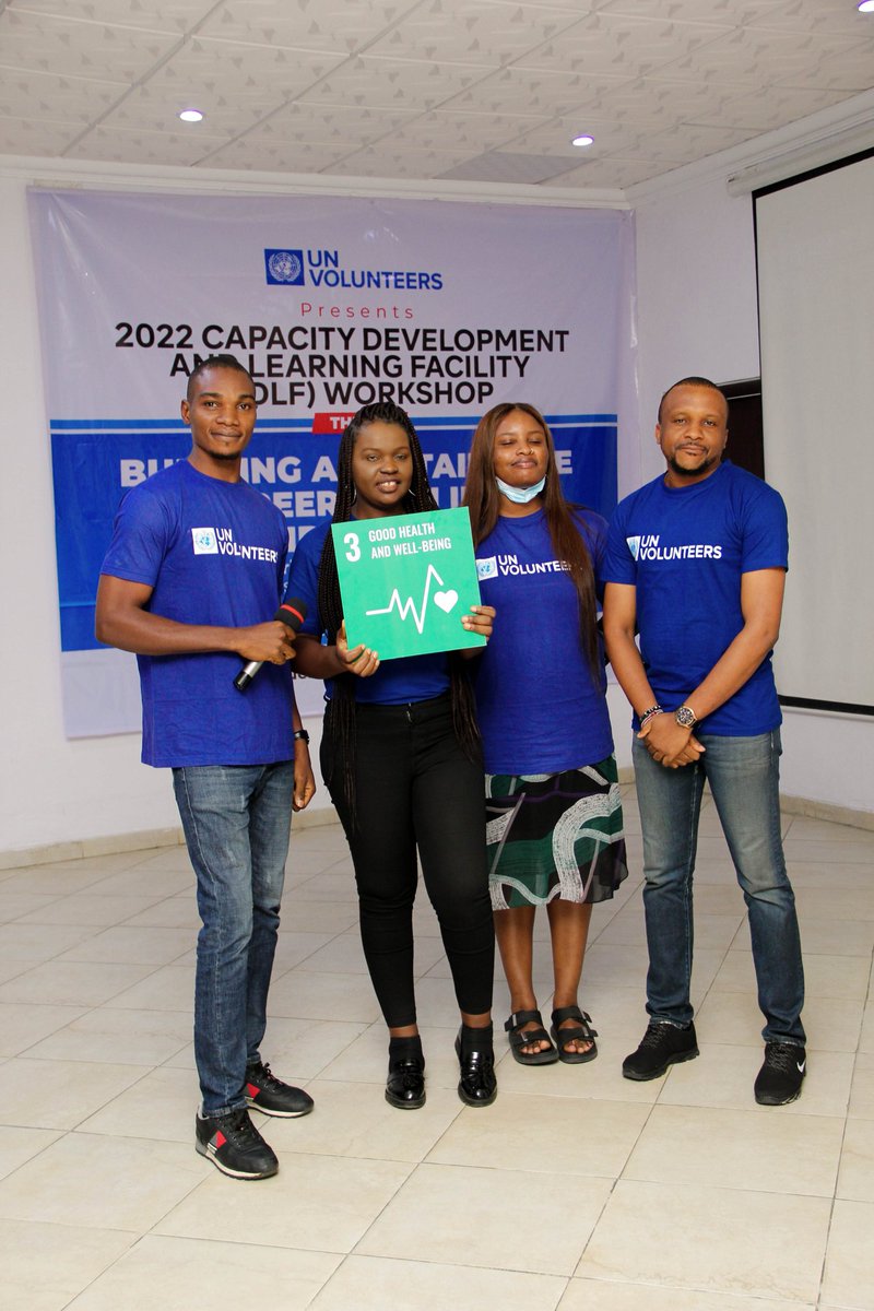 UNVolunteersng's tweet photo. SDG3: Good health and wellbeing

"Health is Wealth"

Wealth of experience displayed by @UNVolunteers serving with @UN_Nigeria @UNFPANigeria @UNDPNigeria &amp; @UNODC_Nigeria was very evident with the context setting of good health &amp; general wellbeing. https://t.co/dCPhmuboVU