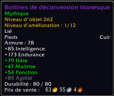 PechWow's tweet image. Regardez l’objet que je viens de recevoir : [Bottines de déconversion titanesque] #Warcraft