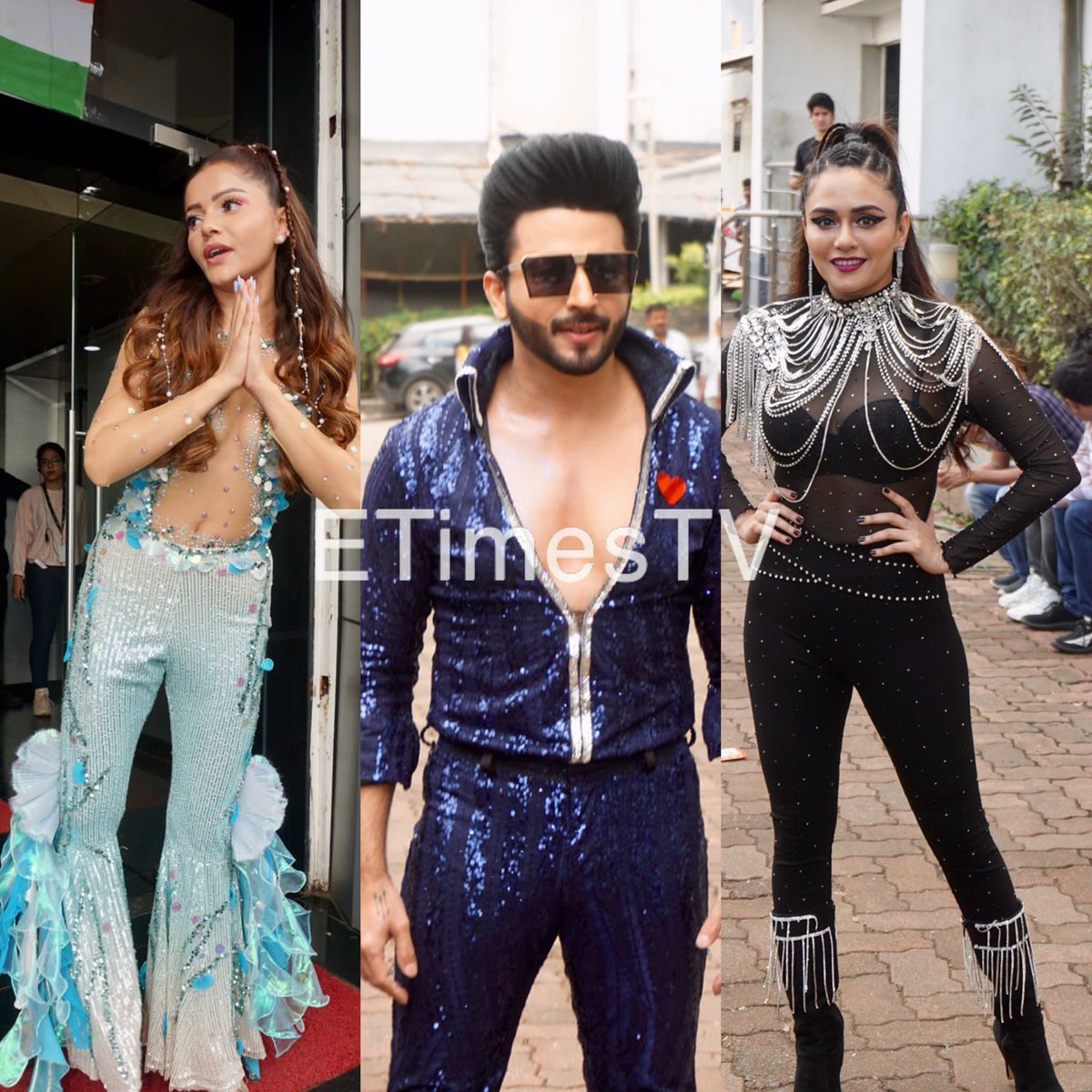 PuneTimesOnline's tweet photo. #RubinaDilaik #DheerajDhoopar and #AmrutaKhanvilkar spotted in their #bilng best at the #JhalakDikhlaJaa10 set
@RubiDilaik @DheerajDhoopar @AmrutaOfficialK #JhalakDikhlaJaa #TV #TVShow #Dancing https://t.co/YFelEfVTIC