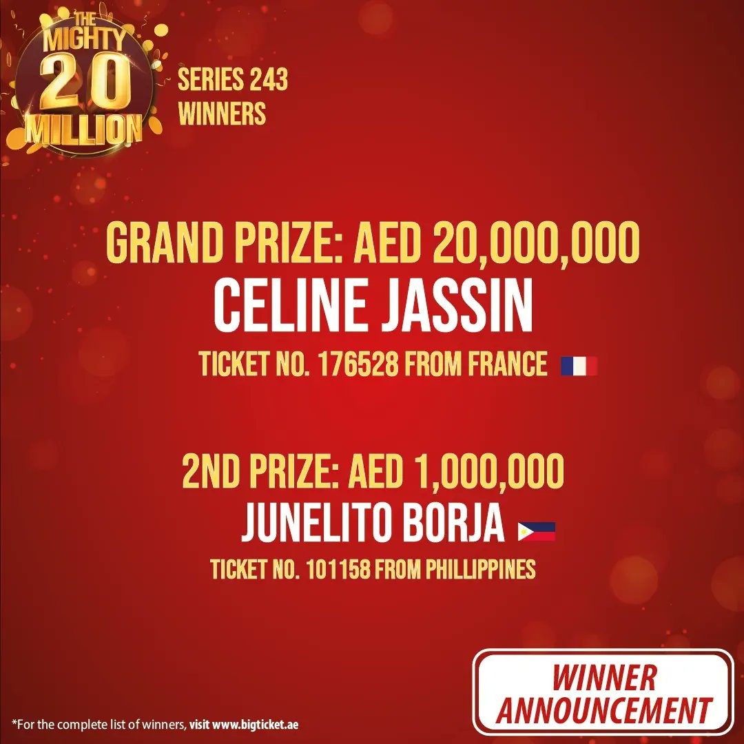 Big Ticket Abu Dhabi Bigticketad Twitter