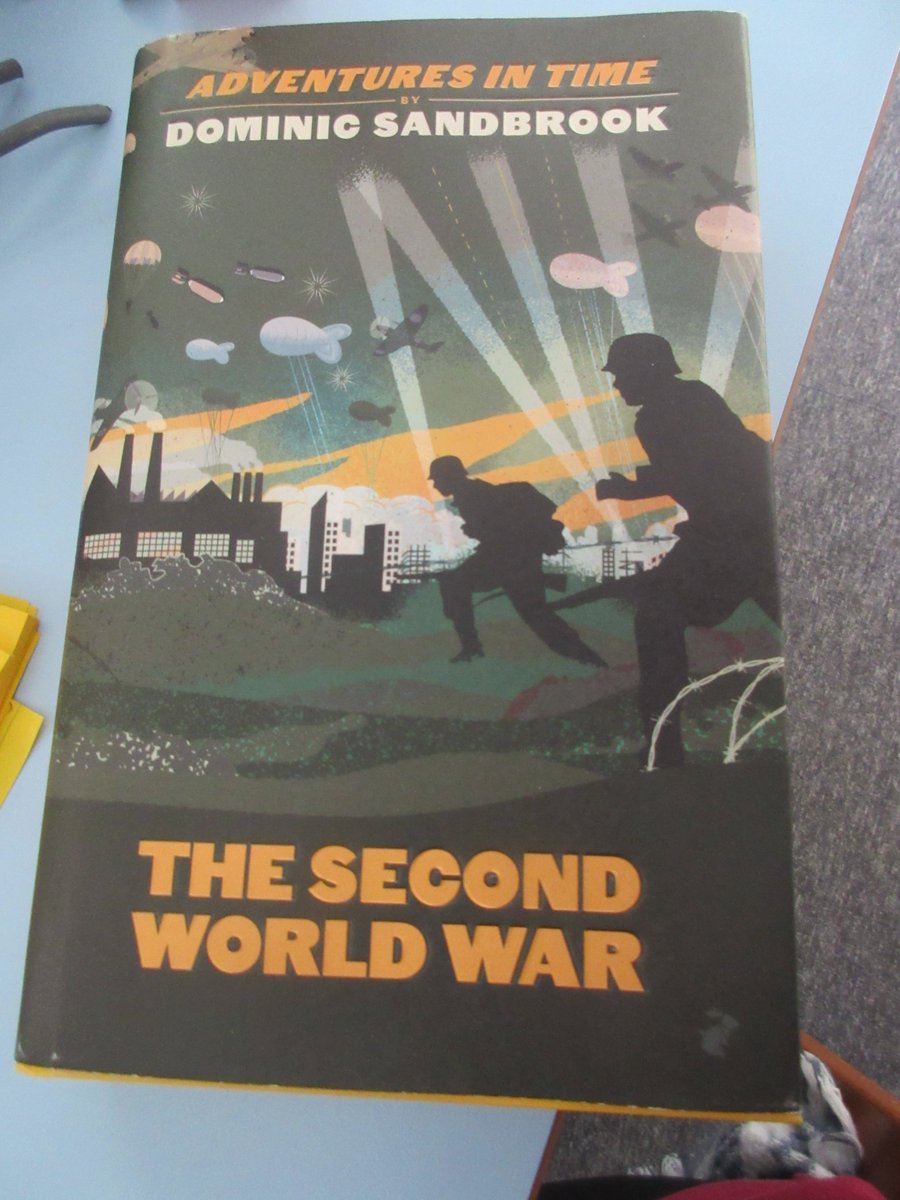 RPSKestrels's tweet photo. This morning the children arrived to a WWII themed classroom, as well as a package delivered which contained a signed book from @dcsandbrook (thank you). He also set Kestrels a challenge: to research more about WWII, especially what was happening in Bedford at the time. https://t.co/uTu6PInkz8