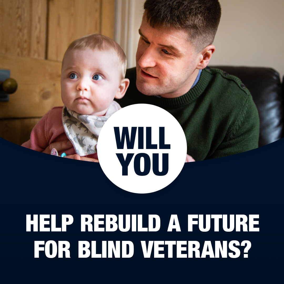 BlindVeterans's tweet photo. #RememberACharityWeek is here! This annual campaign highlights the importance of gifts in Wills. Did you know that they support five in ten of our #blind veterans? Your gift, big or small, will help provide lifelong support.

Read more: https://t.co/60GCNgtE6G 

@RememberCharity https://t.co/eWGdL1IAXc