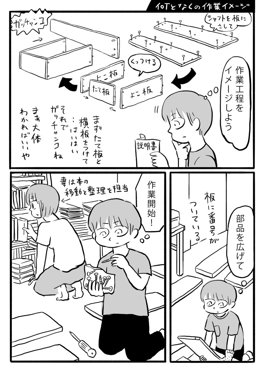 エッセイ漫画「本棚を買い替えた話」(2/4)

#エッセイ漫画 #漫画 #ベルメゾン #本棚 