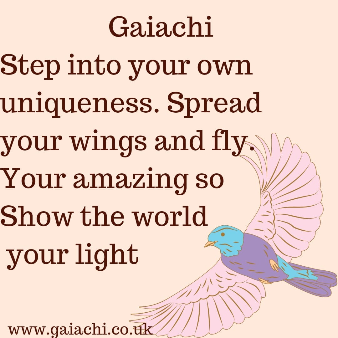 Gaiachiuk's tweet photo. Gaiachi is all about helping you find your uniqueness🥰
Make your own foot steps as we stand side by side. No one needs to walk in anyone else's shadow. Have a beautiful blessed day 💞 https://t.co/VoHaSPZfS5