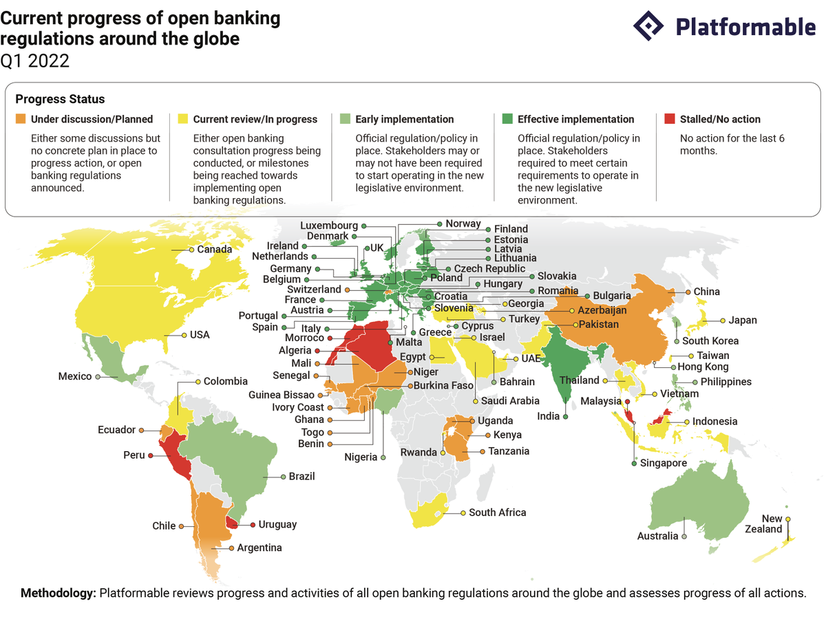 Chris_Skinner's tweet photo. Open Banking around the world ... EU and India lead

https://t.co/YJFqwcgSEF https://t.co/tZfYYooYgB