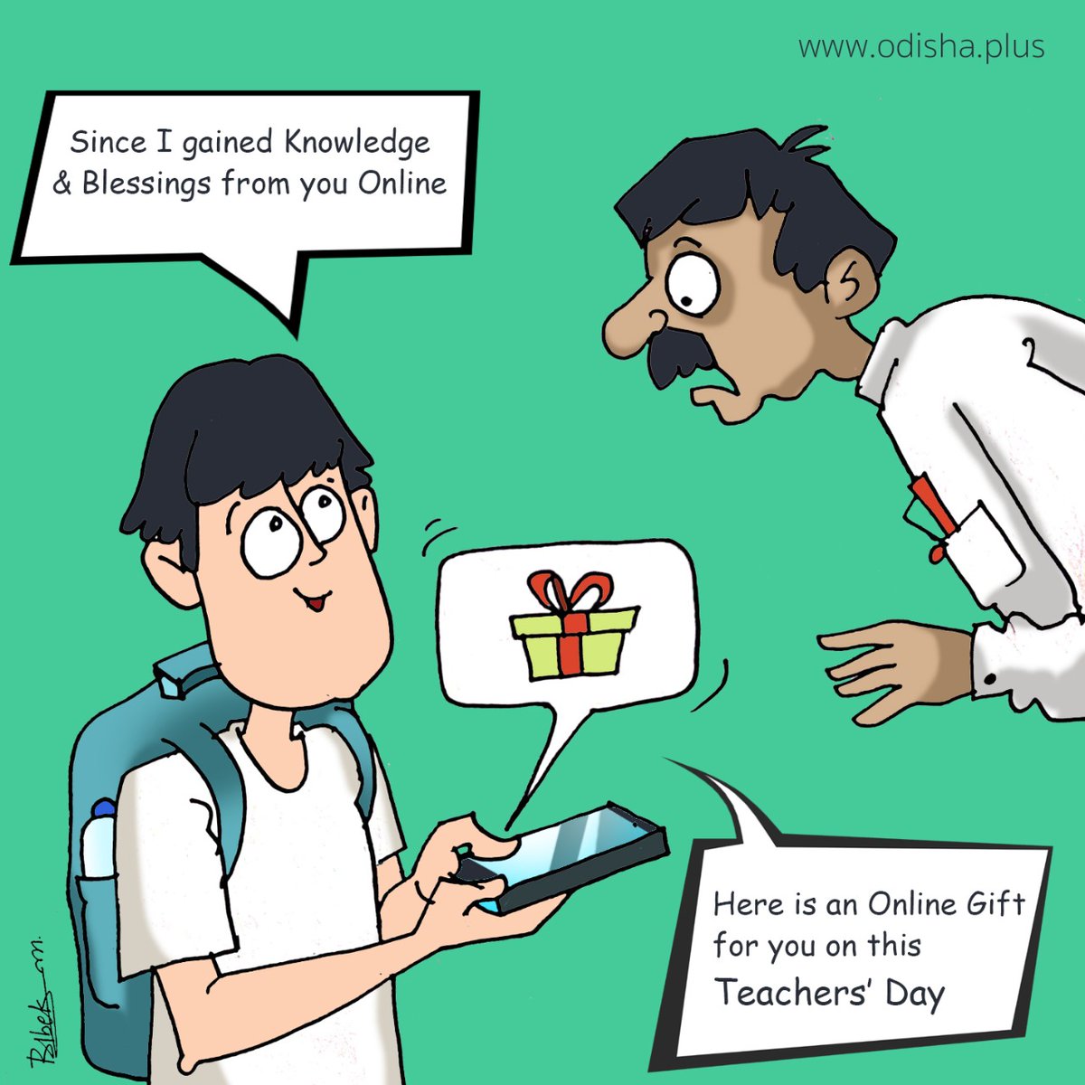 Odisha_Plus's tweet photo. Student Rocked 🤪
Teacher Shocked 😳

Happy #TeachersDay from 
@Odisha_Plus
 
By- @your_bibek
 
#TeachersDay2022 #teachersdaywishes  #शिक्षक_दिवस #onlinecoach #digitalisation ⚡️ #education #ComicArt #GuruDivas https://t.co/SdJfKGuAyO
