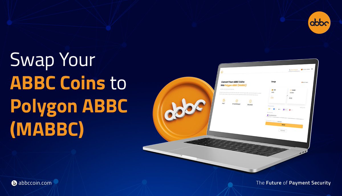 abbcfoundation's tweet photo. Swap🔄your ABBC Coins to Polygon #ABBC (#MABBC) through our ABBC Swap portal.
We highly encourage you to use #Aladdin and #AladdinPro wallets to ensure smooth transactions and prevent any kind of loss.
For more details check 👉🏻 https://t.co/dP8zGlDwXF
#ABBCFoundation https://t.co/I7QI7Smmds