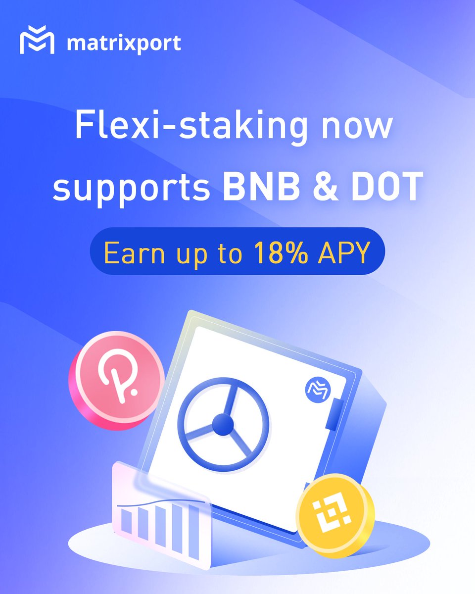 BITofficial_EN's tweet photo. Ready for the MOST competitive rates? 🚀
Get up to ‼️14% and 18%‼️ #APYs with $BNB and $DOT for #FlexiStaking respectively. We provide class-leading returns and with a variety of supported staking #tokens.
$SOL $AVAX $MATIC $FIL $TON,
#cryptocurrency https://t.co/0edVL83XUV