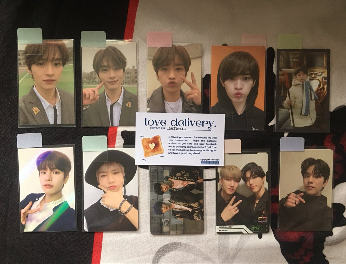 cartzracha's tweet photo. ΛΛΛ #haulrachas Β΄ΛΛ
π· β from @juyosales
my lee know & seungmin pcs arrived safely! thank you for packing them securely. it was a pleasure availing your ina pasabuy service, v responsive & smooth lagi transactions w u π«ΆπΌ #jysproof https://t.co/lcFB6qjZTr