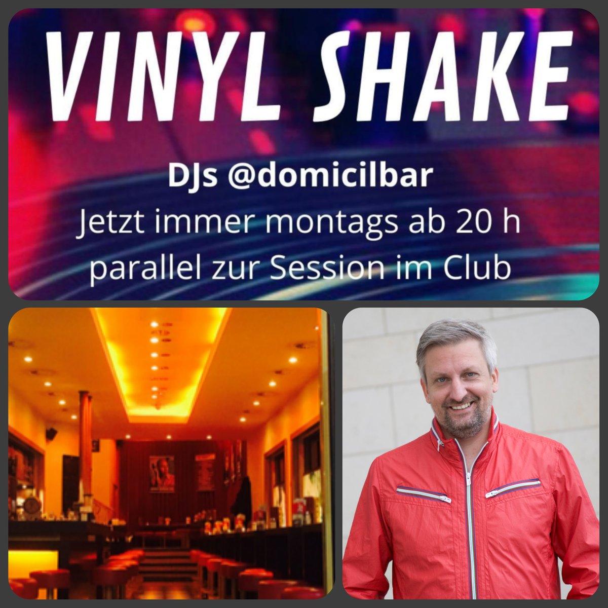 DjDashGermany's tweet photo. HEUTE=>
Montag, 05. September 2022:
#Dash at #domicil #Bar featuring #LoopUS (TUMA)
domicil
Vinyl Shake mit Dash
19:30 Uhr (Bar)
--
Monday Night Session
20:00 Uhr (Club)
Weitere Info:
https://t.co/PNekwhqOJA
und
https://t.co/OwEm1fGRll
---
@domicildortmund @DjDashGermany https://t.co/jQbigLeTfn
