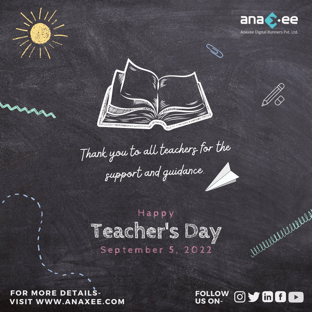 Thanks a lot for being a fabulous mentor and guide. Happy Teachers’ Day to all the teachers! ✨

#teachers #teachersday #teachersday2022 #guru #mentor #guide