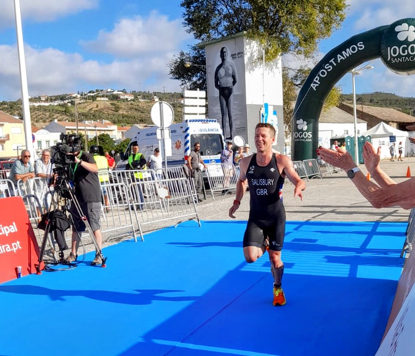 🥈A huge congratulations to Dame Allan's geography teacher and Assistant Head of Sixth Form Mr Salisbury who celebrated silver medal success at the World #Triathlon Para Cup Alhandra, in Portugal, over the weekend #paratriathlete @BritTri @worldtriathlon