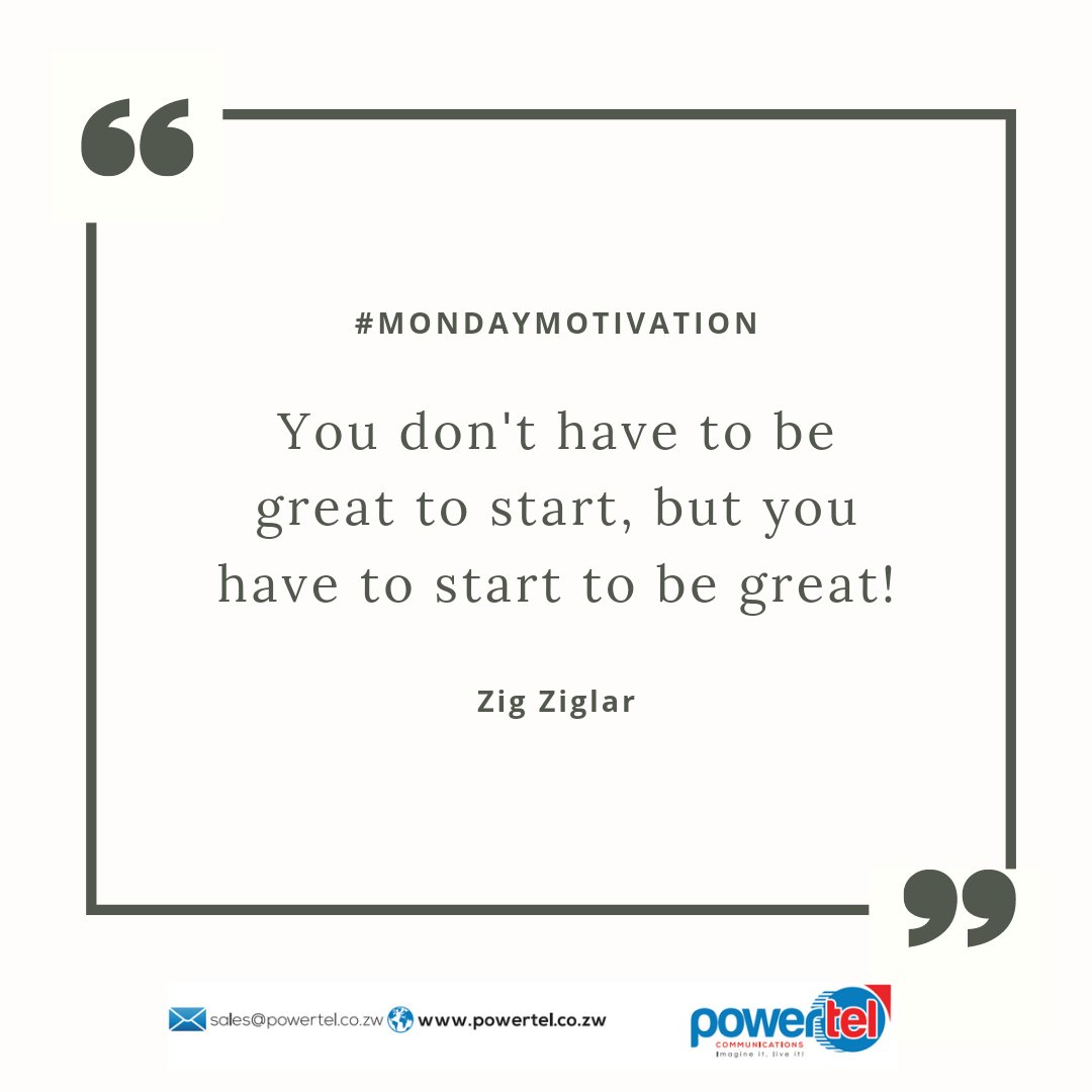 PowerTelZW's tweet photo. It's Back to School Monday, New Week, New Term, New expectations! Dare to start & achieve GREATNESS! #Imagineitliveit #MondayMotivation! https://t.co/K9uIW6hdUl