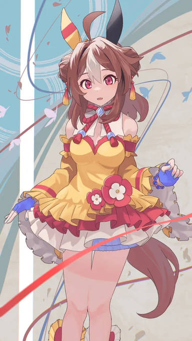 キャラデザめちゃ好き#コパノリッキー #ウマ娘 